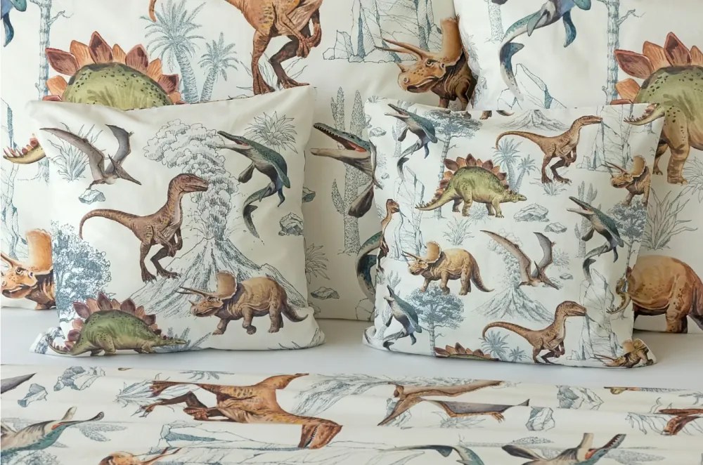 Matějovský Posteľné obliečky Dino Land 140x200/70x90 cm
