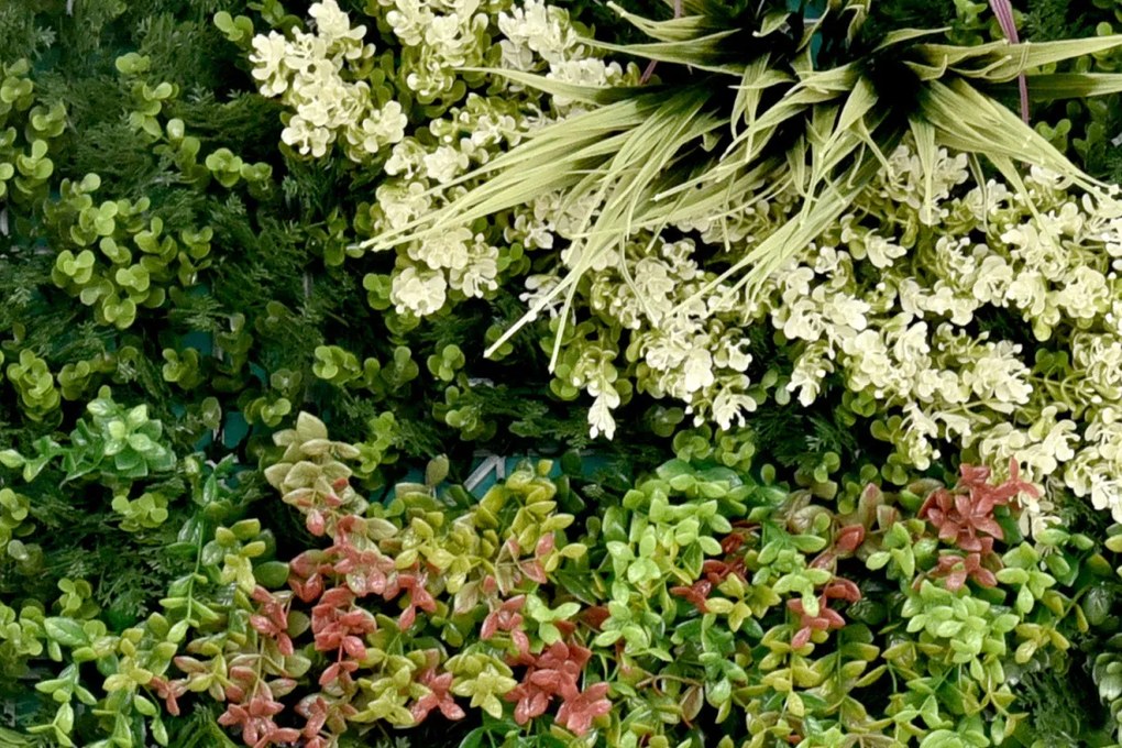 Umelý rastlinný panel RUBY 100 x 100 cm - Panel C 100x100 Europe Grass