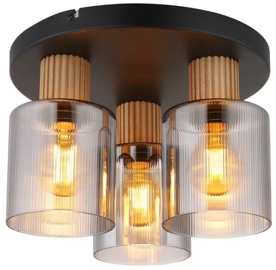 Globo 15768-3D - Prisadené stropné svietidlo ALEIDIS 3xE27/25W/230V pr. 30 cm