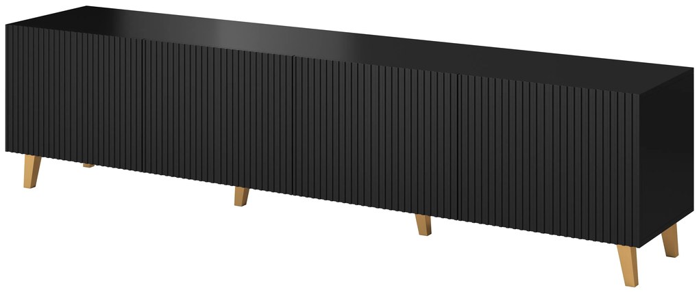 Cama Čierny TV stolík Pafos 4D