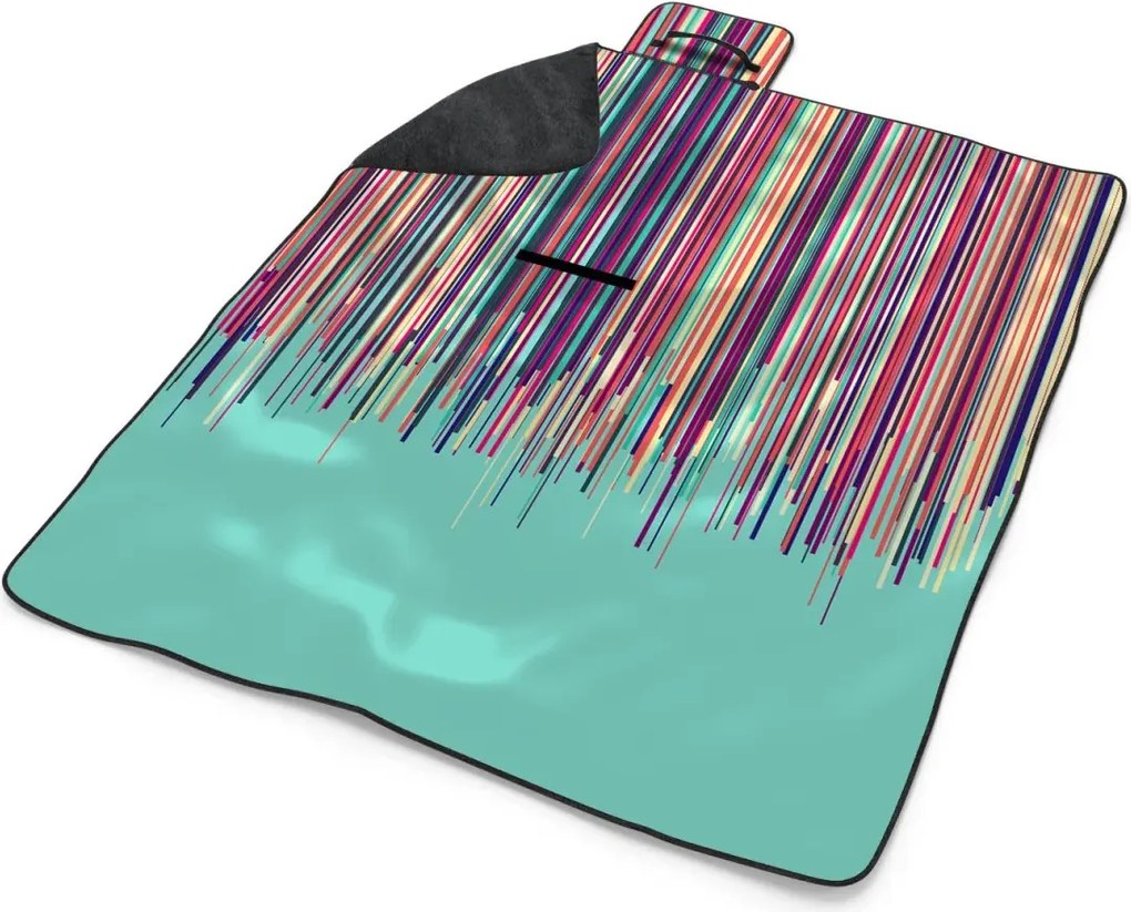 Sablio Plážová deka Stekajúca farba: 200x140 cm