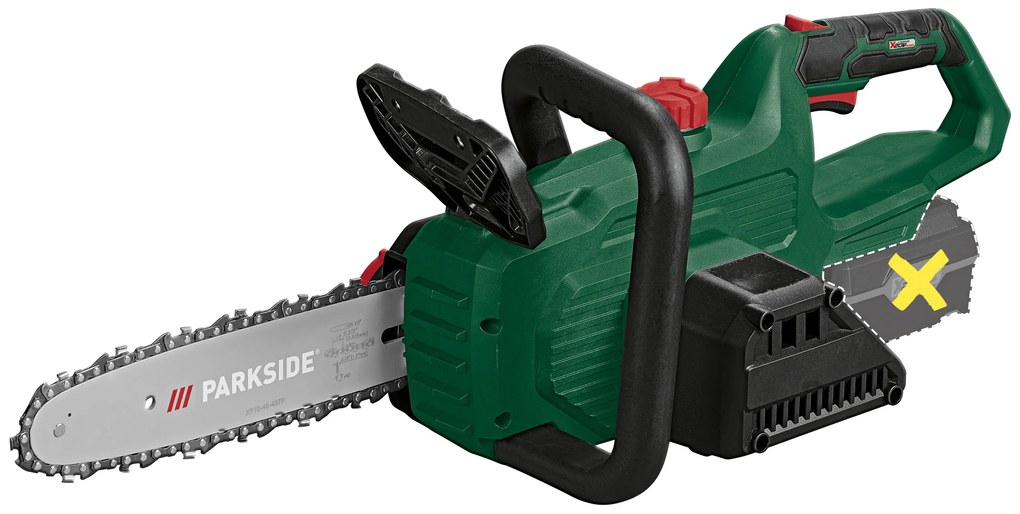 Parkside®  Aku reťazová píla Paks 20-Li E5 – bez akumulátora  (100387746)