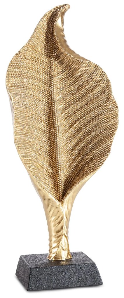 DEKORAČNÁ SOŠKA ELDO 14X8X34 CM ZLATÁ