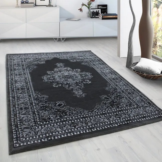 Koberec Marrakesh rozeta sivý