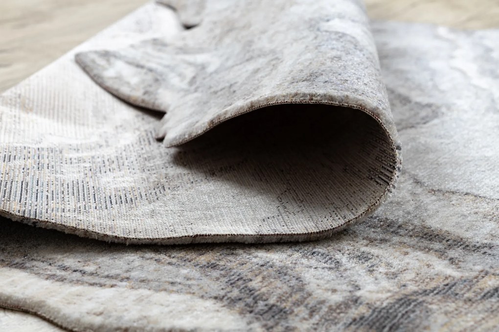 Moderný koberec TINE 75313B Skala, tmavo/sivý, svetlo/sivý