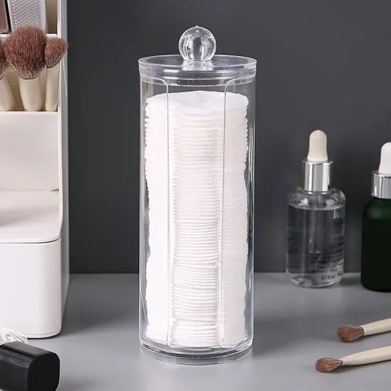 Organizér / Zásobník na vatové / odličovacie tampóny, akrylový BULB