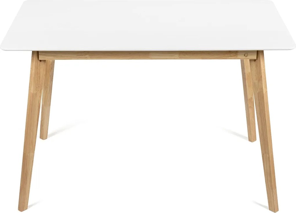 Noela Jedálenský set SCANDINAVIA 120 biely + 4x stolička MARIE béžová