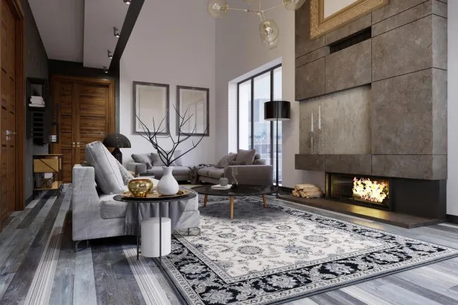 Koberec Agnella Isfahan Anafi biely