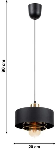 Luster na lanku VEST 1xE27/60W/230V