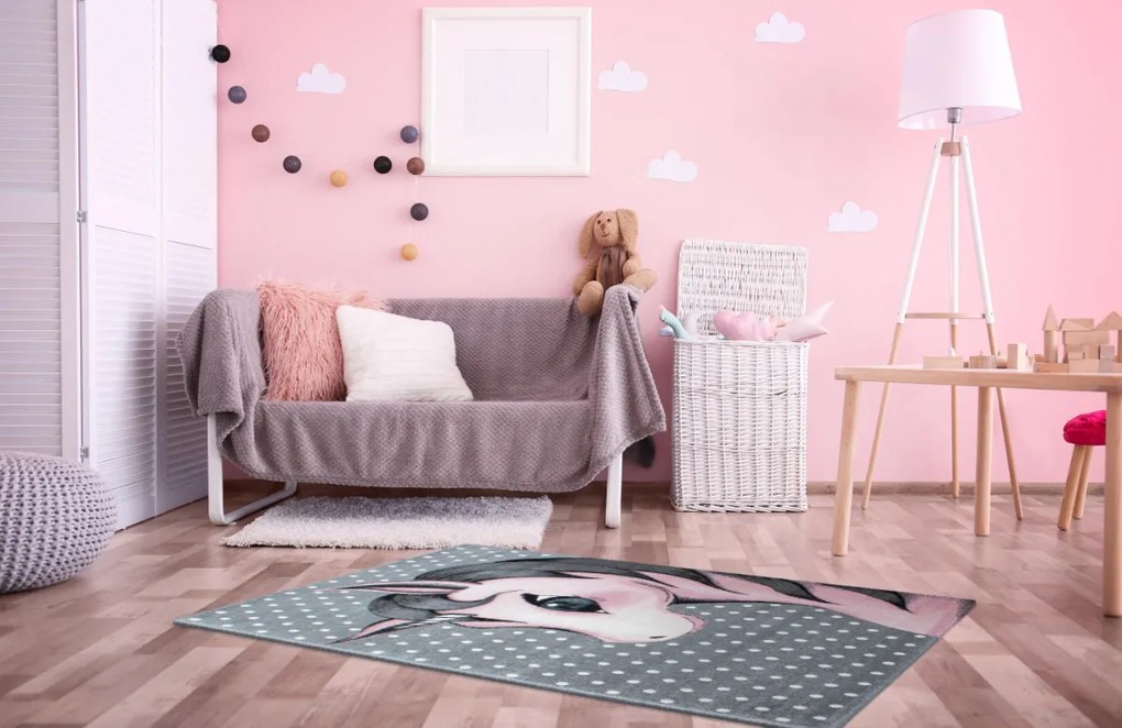 Ayyildiz Kusový koberec Kids 590 pink - 80x150 cm
