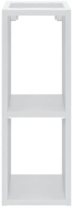 Závěsná skříňka pod umyvadlo Iconic s deskou 140 cm bílá/růžová