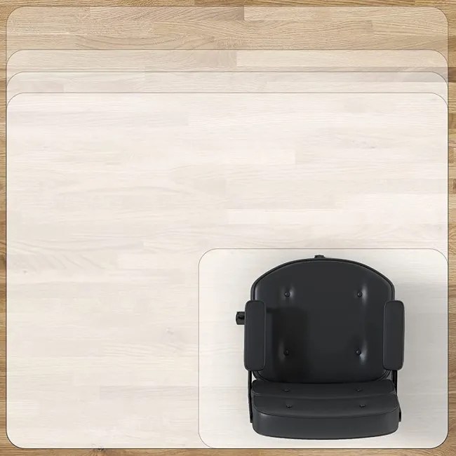 Podložka pod stoličku 120x90 cm priesvitná