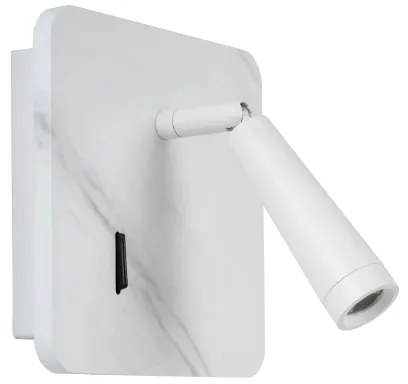 Lucide 77282/03/31 - LED Nástenné bodové svietidlo OREGON LED/4W/230V USB biela