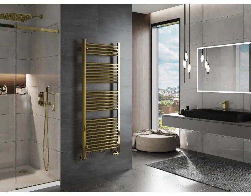 Mexen Mars, vykurovacie teleso 1500x600 mm, 575 W, zlatá lesklá, W110-1500-600-00-50