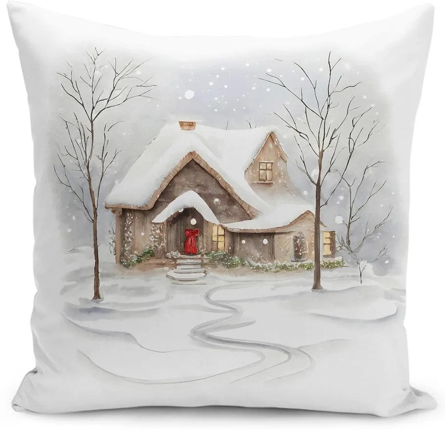 Obliečka na vankúš s vianočným motívom 43x43 cm – Mila Home