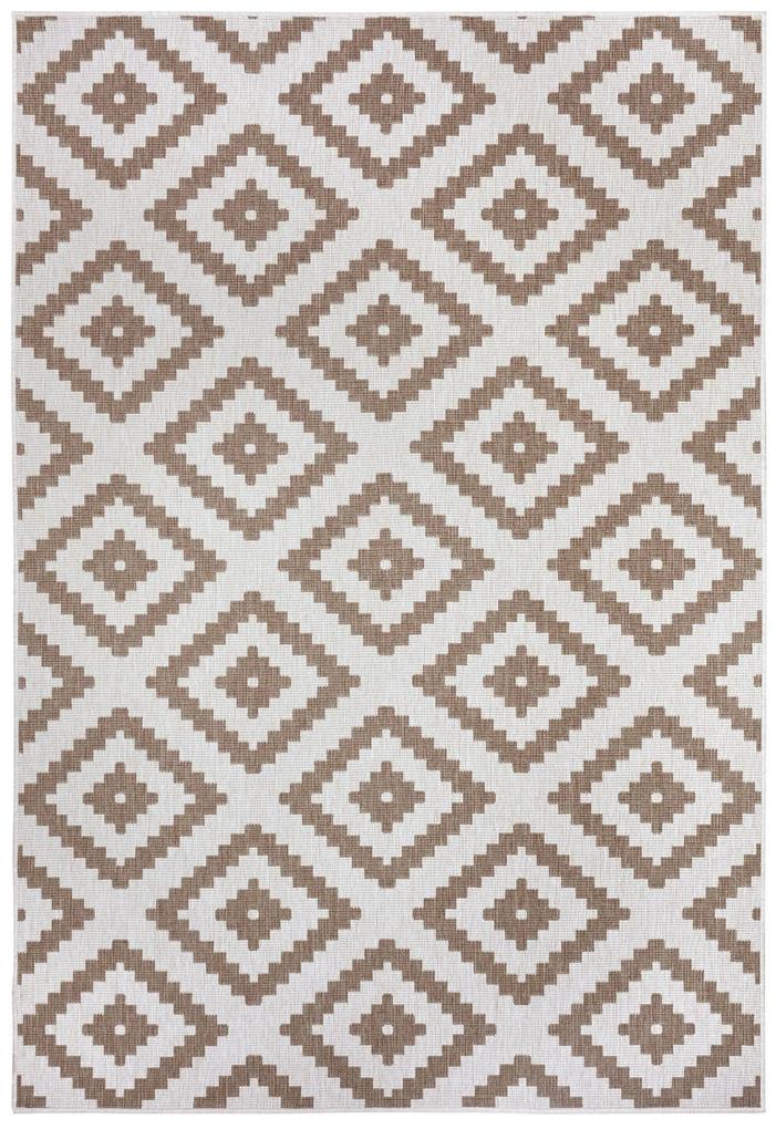 NORTHRUGS - Hanse Home koberce Kusový koberec Twin-Wendeteppiche 105460 Linen – na von aj na doma - 80x250 cm