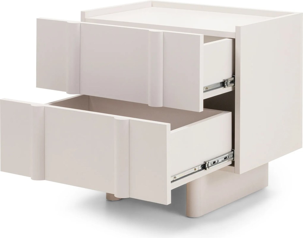 Noční stolek Moss 60 cm kašmírový