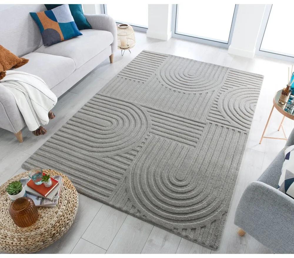 Flair Rugs koberce Kusový koberec Solace Zen Garden Grey - 120x170 cm