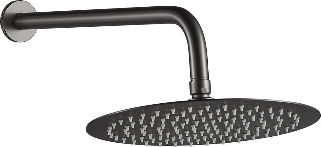 Sprchový komplet REA LUNGO GRIP + BOX s podomietkovou batériou, gun grey