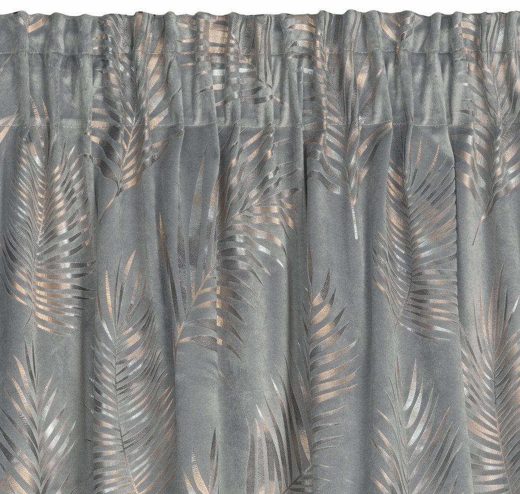 ZATEMŇOVACÍ ZÁVES NA PÁSKE GLORIA 140X300 CM VZOROVANÁ