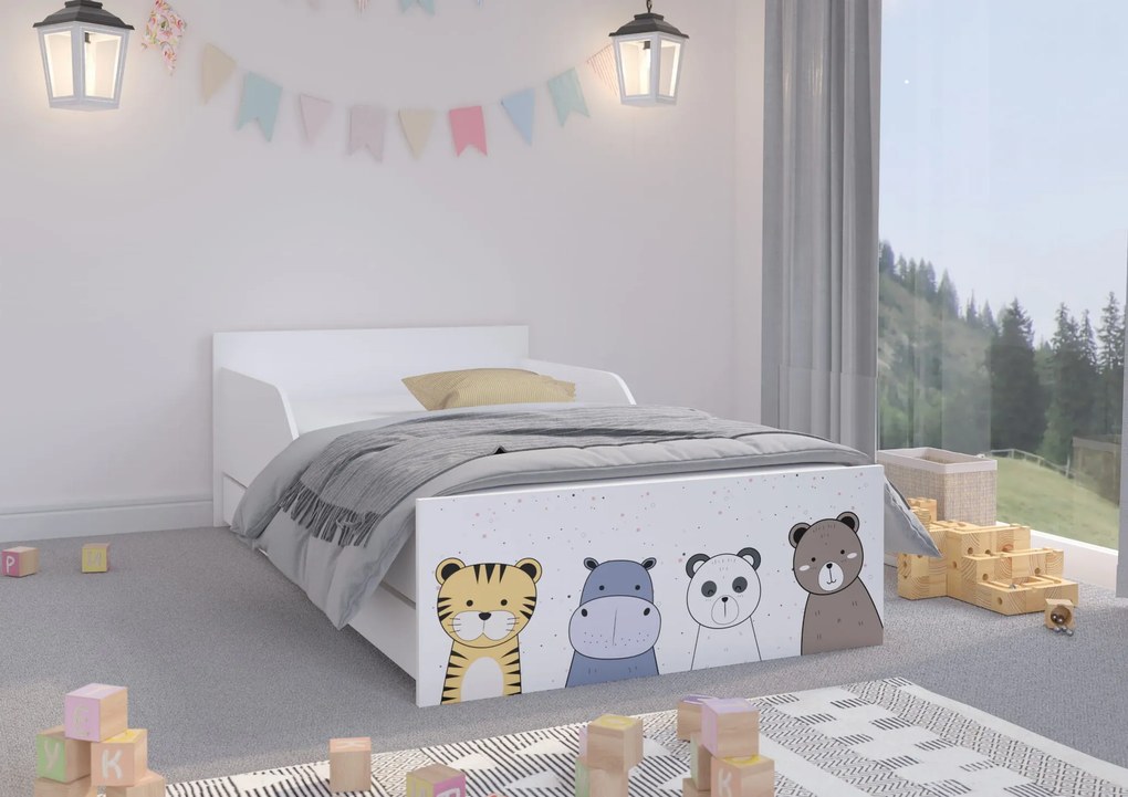 Detská posteľ FILIP - MINI ZOO 180x90 cm