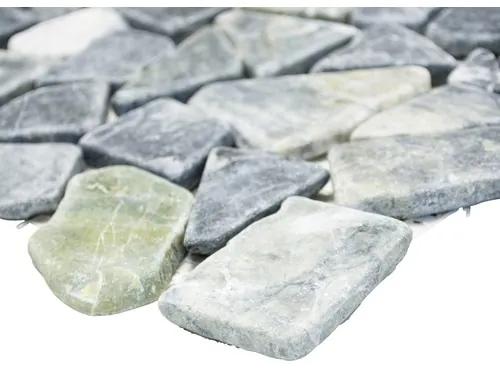 Mozaika z prírodného kameňa CIOT 407 zelená mix 30,5 x 32,5 cm