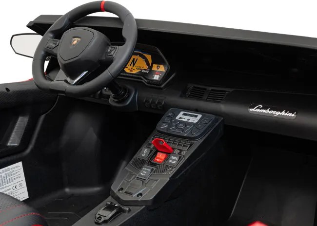 Detské elektrické autíčko Lamborghini Aventador SV 24 V sivé
