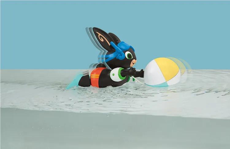 Bemisie Plávajúci zajac Bing s loptou