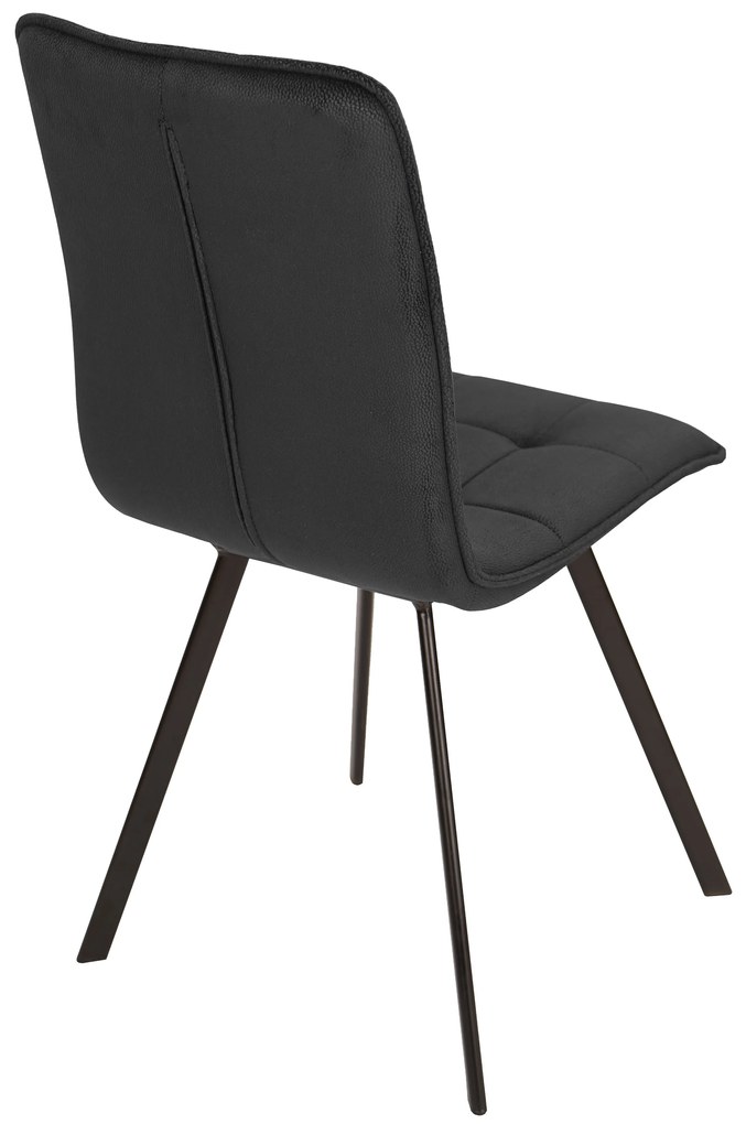 Stolička ORLANDO Vyberte látku ->: Solar Černá