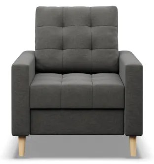 Kreslo ELMA tmavosivé