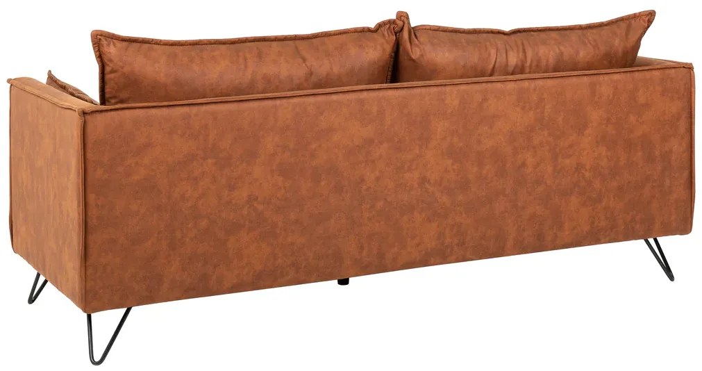 Trojmiestna pohovka ROCCO 194 cm antickohnedá