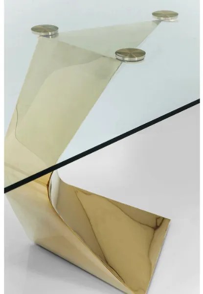 Gloria Chrome stôl 200x100cm zlatý