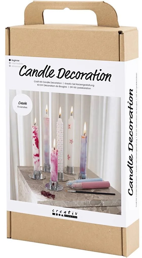 Kreatívna sada Craft Kit Candle Decorating