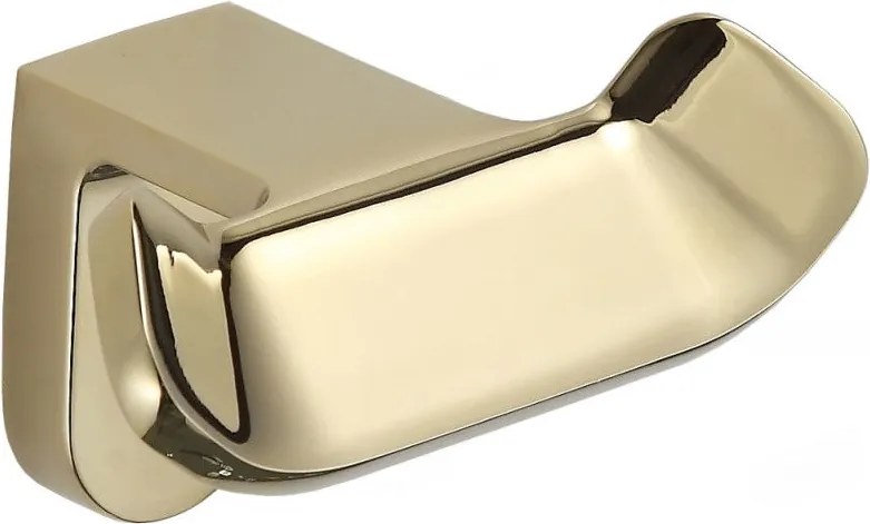 Mexen Lea dvojitý háčik na uteráky, zlatá - 7026035-50