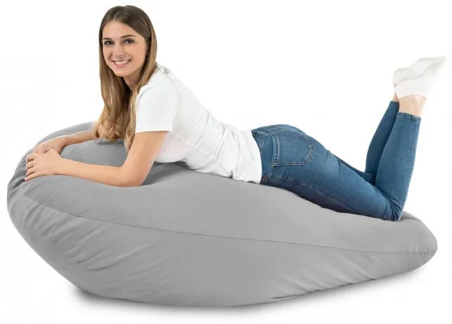 Sedací vak DROP XXL svetlo sivý