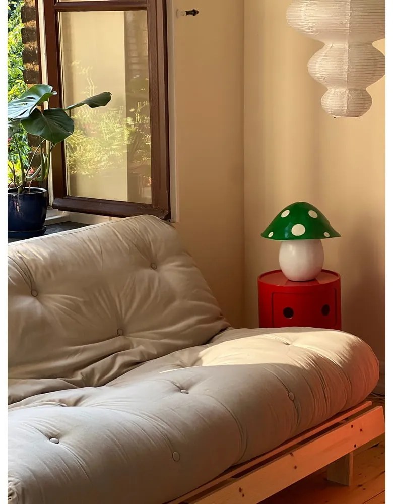 Béžová ľanová rozkladacia pohovka 160 cm Roots - Karup Design