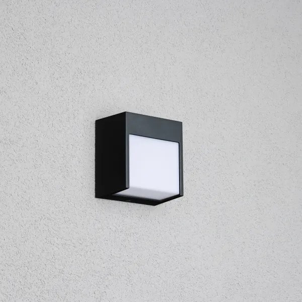 Brilagi - LED Vonkajšie nástenné svietidlo TERNI LED/12W/230V čierna IP44