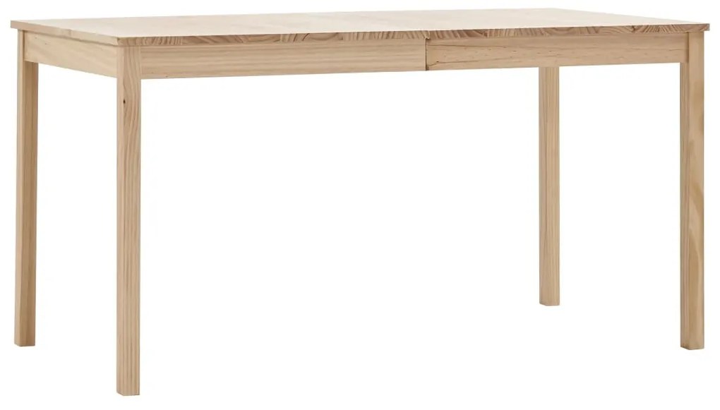 vidaXL Jedálenský stôl 140x70x73 cm, borovicové drevo