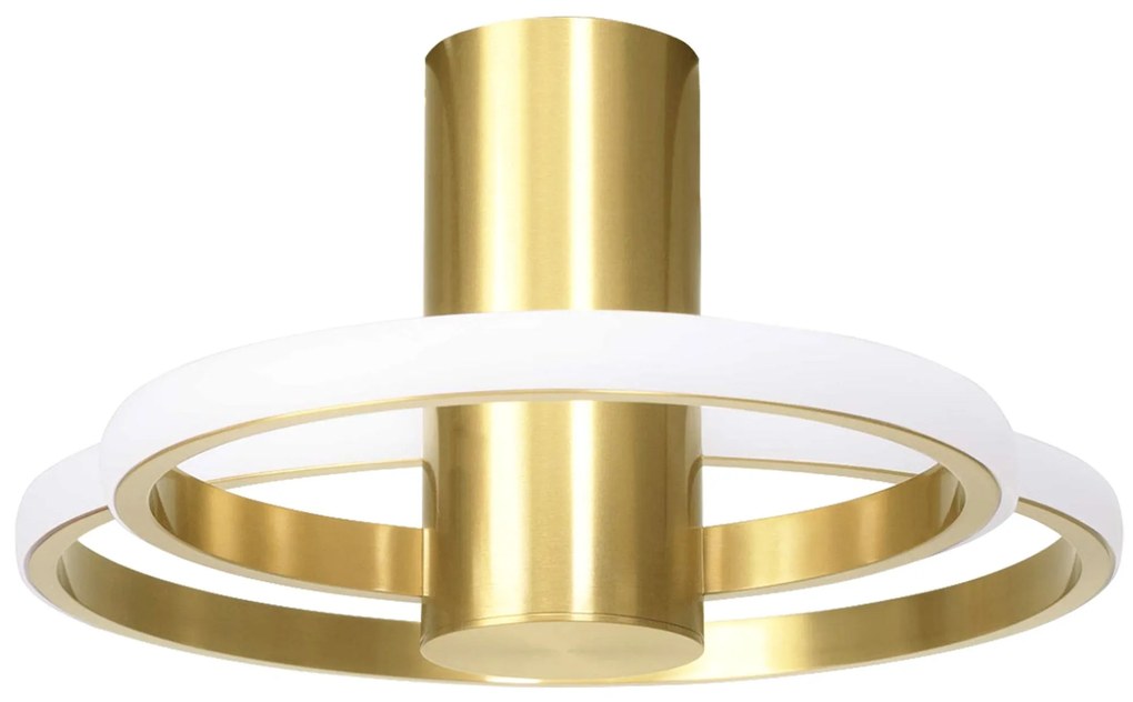 Toolight Toolight, LED stropné svietidlo 50x30,5cm, 22W, APP1402-CW, zlatá lesklá, OSW-05849