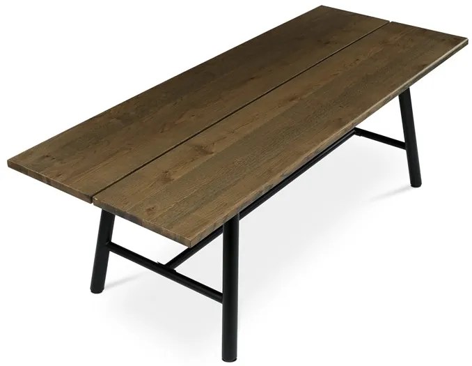 Autronic BONTEC Jedálenský stôl 220x90cm, masív, orech, HT-T1822 WAL Farba: Hnedá