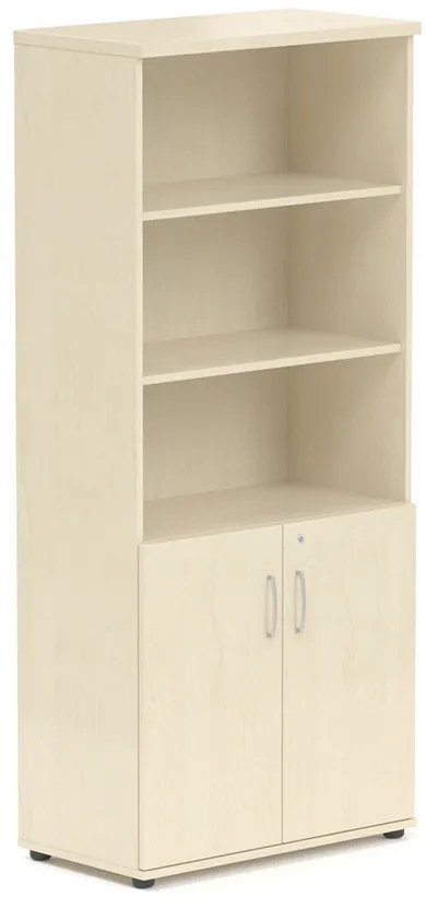 Vysoká skriňa Visio 80 x 38,5 x 183,5 cm, javor