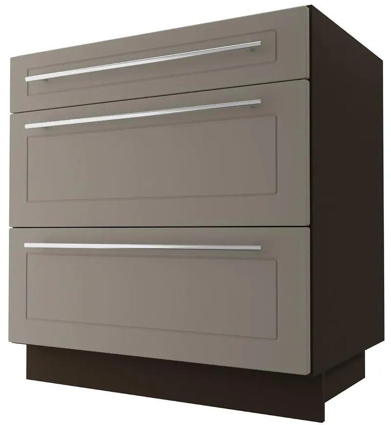 Kuchynská skrinka D3M/80 Quantum beige mat/lava