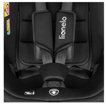 Lionelo - Autosedačka BASTIAAN i-Size 40-150 cm čierna/šedá