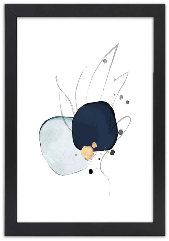 Gario Plagát Abstraktné postavy a línie Farba rámu: Bez rámu, Rozmery: 40 x 60 cm