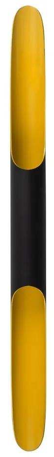 Čierne nástenné svietidlo Opviq lights Efsun, výška 100 cm