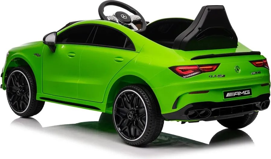 LEAN CARS Elektrické autíčko Mercedes CLA 45s AMG 4x4 zelené