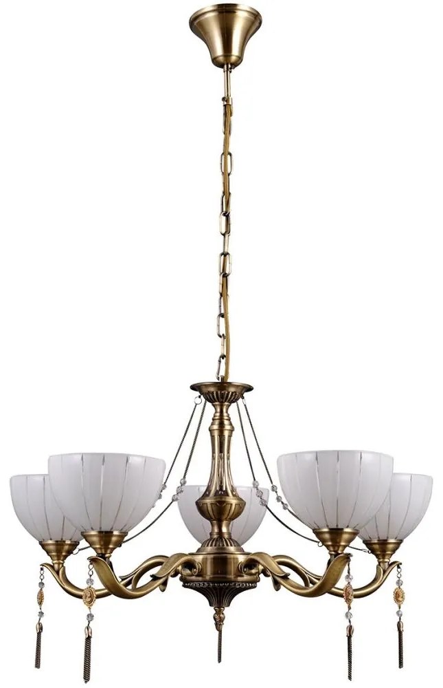 ITALUX MD38445-5 - Luster na reťazi BAXIO 5xE27/60W/230V