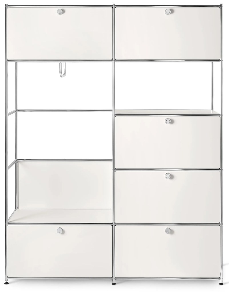 Kovový skriňový systém »CN3«, biely