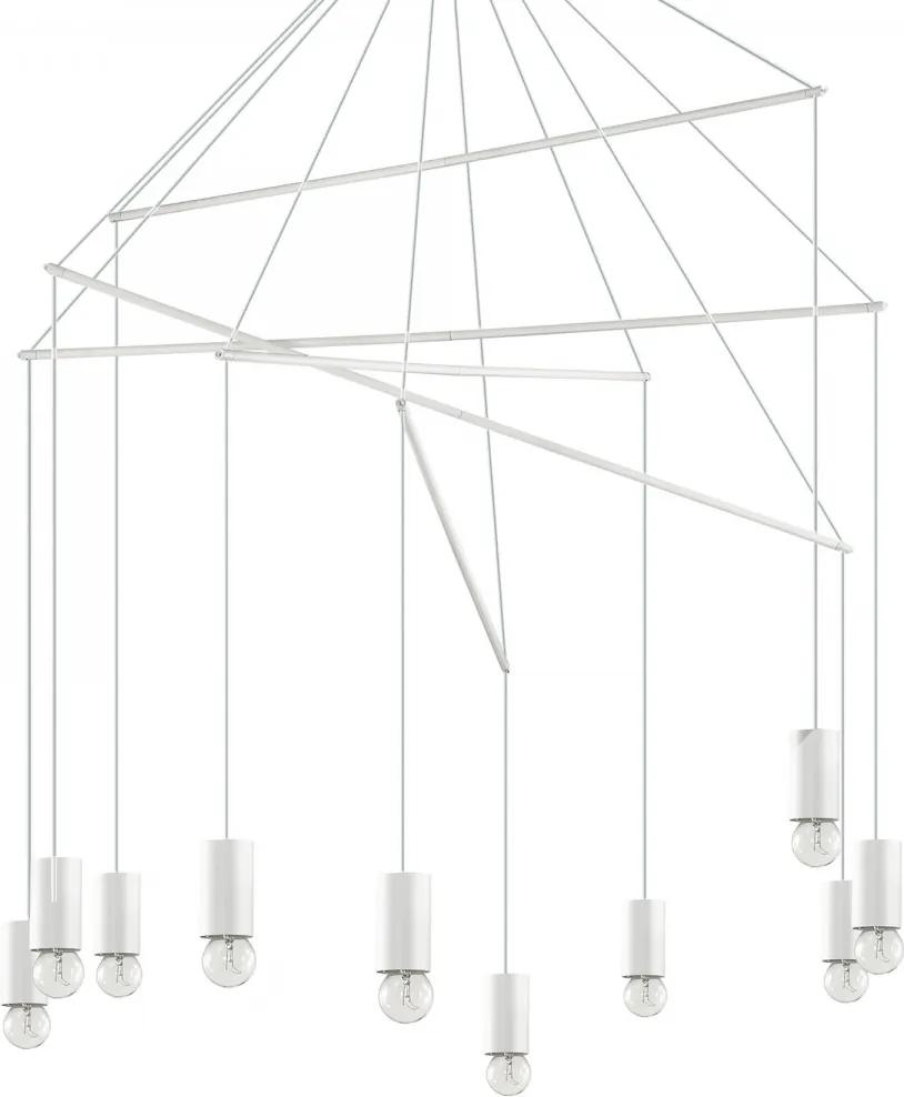 Ideal Lux 186801 luster Pop Bianco 10x60W | E27