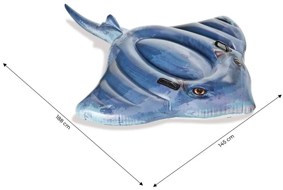 Nafukovačka v tvare raje